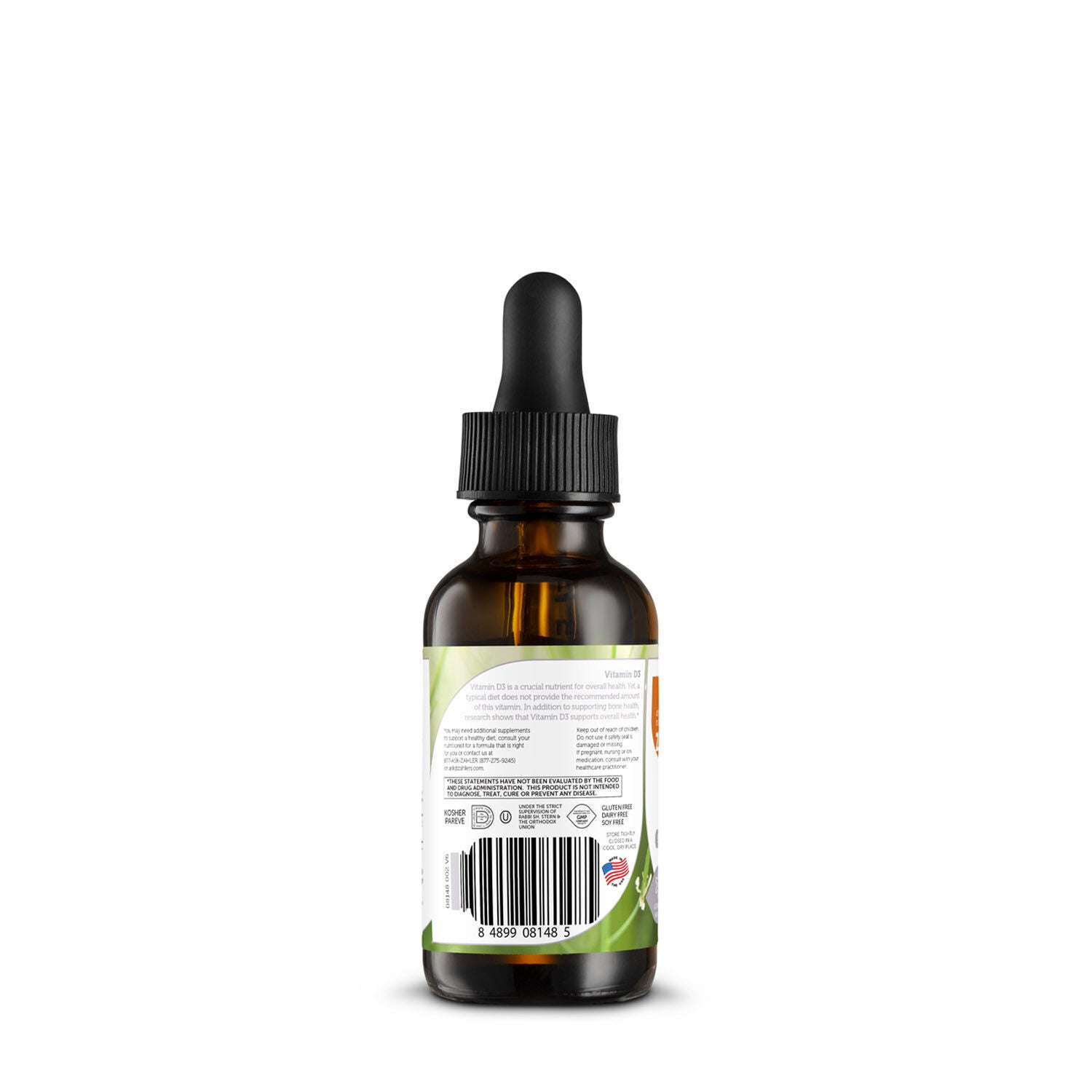 Vitamin D3 Liquid Supplement 1000 IU - 1 oz. (880 Servings)
